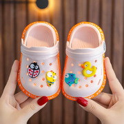 宝宝凉鞋男女童软底1-3岁学步婴幼儿防滑洞洞鞋夏季小童2包头