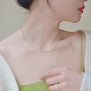 2mm小米珠珍珠项链轻奢小众，设计感高级女2023年锁骨链颈链