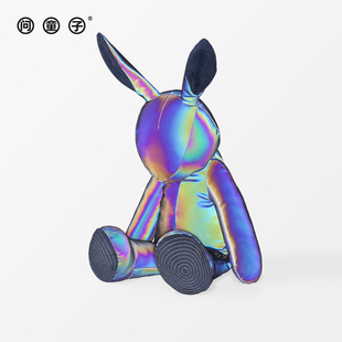 问童子【兔玩偶·混沌】潮玩兔公仔反光玩具个性创意潮流礼物