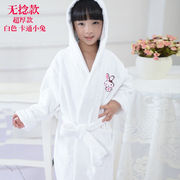 xinmeishu儿童游泳浴袍男女，大童斗篷纯棉，毛巾料速干浴巾宝宝洗澡