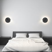 2023年卧室床头壁灯现代简约按钮开关可旋转酒店床头阅读壁灯