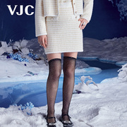 vjc威杰思秋季女装米白色羊毛针织裙小香包，臀半身短裙
