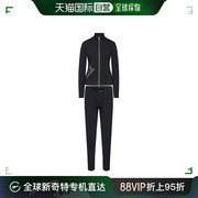 香港直邮Armani阿玛尼女士运动套装黑色棉质休闲舒适6HTV67J31Z