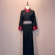 冬季加绒西藏服藏族不丹装锅庄裙保暖藏式外套拉萨服民族风