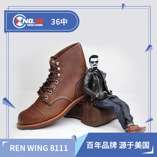 36中国内redwing红翼8111复古手工工装靴