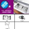 厂销水槽 加厚手工水槽双水槽304不c锈钢水槽厨房洗菜盆洗碗池套