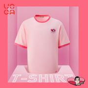 UCCA x 卡特兰展览衍生品短袖T恤情侣款男女粉色个性潮流节日