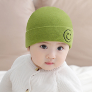 宝宝帽子毛线帽秋冬季婴儿，0-9个月女童男童，冬天可爱超萌保暖帽2岁
