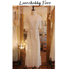 LACESHBBY复古vintage爱德华草坪裙子白色纯棉蕾丝连衣裙收腰长裙