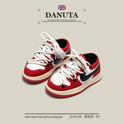 danuta-儿童防滑板鞋，-2024春季女童休闲鞋aj男童低帮运动鞋子