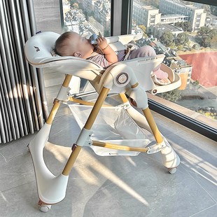 卡曼karmababy宝宝餐椅婴儿，餐桌多功能座椅家用可折叠吃饭学坐躺