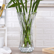 玻璃花瓶摆件透明客厅，家用插花干花水养富贵竹，玫瑰百合大号水培瓶