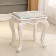 欧式化妆凳简约现代白色梳妆台，凳子椅子圆凳，卧室梳妆凳美甲方凳