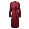 韩国设计师品牌raffinÉ&co.羊毛，红色风衣