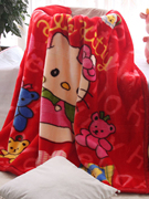 冬季加厚儿童毛毯被子，宝宝午睡盖毯新生婴儿，珊瑚绒毯子幼儿园专用