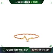 欧洲直邮LOUIS VUITTONLV路易威登红色徽标编织手镯