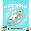 cat&sofa猫与沙发，小香风春日青面包板鞋男夏季国潮牌休闲板鞋子
