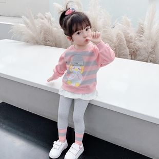 巴­拉巴­拉童装2022年春秋季女童洋气，卫衣两件套儿童韩版小童
