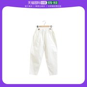 韩国直邮pippin扣子 麻 宽腿版型 裤子麻布裤子哈伦裤夏季裤