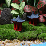 菁娇苔藓微景观DIY材料装饰品 多肉组合盆栽迷你庭院凉亭园林亭子