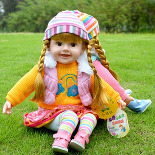 儿童会说话的娃娃玩具女孩智能对话洋娃娃公主仿真软胶婴儿布娃娃