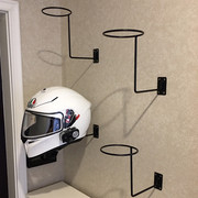 摩托车头盔架电动车机车，帽子收纳壁挂安全帽展示架，挂墙帽托置物架
