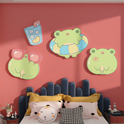网红儿童房间布置墙面装饰卧室，门床头背景ins改造用品遮丑贴纸画
