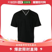 99新未使用香港直邮Prada 黑色V领T恤 UJN5341TAQS191