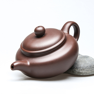 宜兴紫砂壶大容量仿古壶纯手工，泡茶单壶可倒立小号西施壶功夫茶具