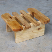 木质实木香柏木熏蒸凳足浴桶凳子