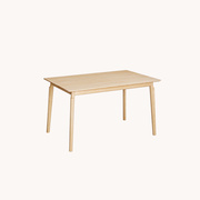 上形 束腰餐桌 北欧实木餐桌白蜡木小户型1.2米1.5米ins简约环保