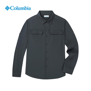 春夏columbia哥伦比亚户外男子外套，防晒服速干衣长袖衬衫ae0651