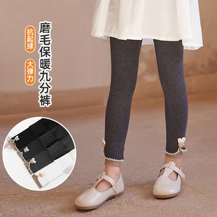 女童打底裤加绒秋冬款，儿童加厚裤子宝宝，外穿保暖裤冬季一体绒棉裤
