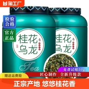 桂花乌龙茶正宗安溪铁观音兰花香浓香型窖制高山新茶叶礼盒装500g