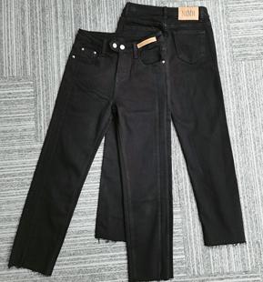 【高品质冬装】2021高品质冬装贴标两粒扣加绒牛仔裤JZ-10152