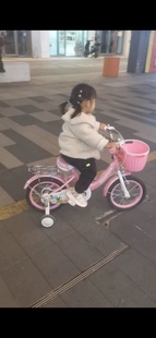 T爵仕熊甜心公主女款儿童自行车脚踏车适合3岁到8岁儿童骑行