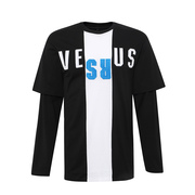 Versus Versace/范思哲24年春夏时尚欧美字母长袖T恤潮男休闲体恤