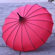 创意大红长柄晴雨伞复古风，婚庆摄影伞宫廷，伞结婚伞宝塔伞公主伞女