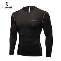 cosone运动套装男女，速干滑雪健身服晨跑长袖，骑行服户外跑步衣裤