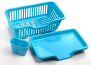 新厨房晾碗置物架塑料加厚滴水碗架收纳滤沥水碗碟架多功能双层碗