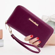 长款女士钱包卡包一体包大容量小众设计高级感简约拉链手拿包钱夹