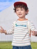 品牌男长袖T恤2024春装儿童小童宝宝撞色纯棉打底衫洋气
