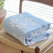 老式毛巾被纯棉上海单双人(单双人，)加厚全棉，提花毛巾毯床单盖毛毯夏季薄款
