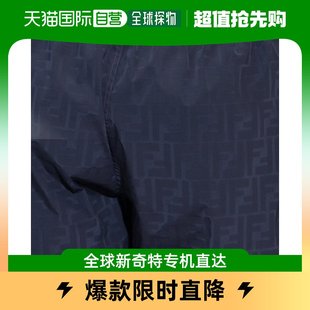 香港直邮fendifendi深蓝色男士短裤fxb077-agbr-f1kqt