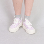 Converse匡威女子Cruise浅紫色帆布鞋低帮厚底休闲鞋A09841C