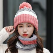 2023韩版秋冬季女士，毛线帽子加厚保暖冬天针织帽，防风甜美可爱