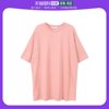韩国直邮66girls水洗圆领半袖T恤短袖T恤，短袖T恤，素色T恤，T