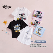 Disney/迪士尼加油鸭&绘画T夏季儿童T恤WXW2ZT207+WXW2ZT224