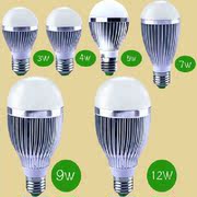 。W5W7W9W12W15W18W 太阳能LED球泡灯 12V/220V节能绿色环保灯泡