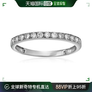 美国直邮vir jewels 通用 戒指宝石钻石天然白金生日结婚婚戒